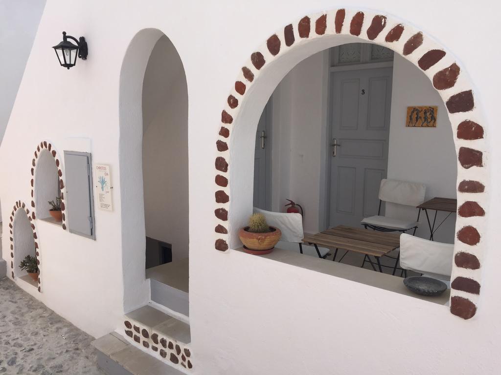 Christos Apartments Oia Oía Exterior foto
